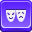 Theater Symbol Icon 32x32 png
